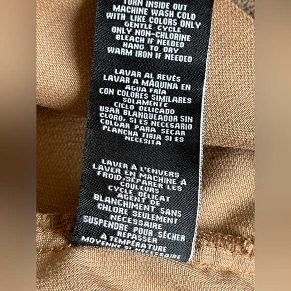 BBJ Corduroy Tan Long Sleeve Shirt size S - Picture 7 of 12